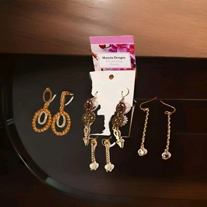 Marysia Designs Mixed Lot of 4 Pairs of Dangle Drop Earrings New - Picture 1 of 2