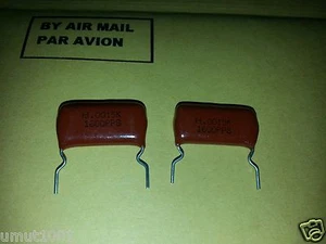 100 piezas NUEVO DE LOTE ANTIGUO 1.5nF 1500pF 1600V PPS PELÍCULA/LÁMINA DE BAJA PÉRDIDA PARA AUDIO! ¡TONO DE GUITARRA! - Imagen 1 de 2
