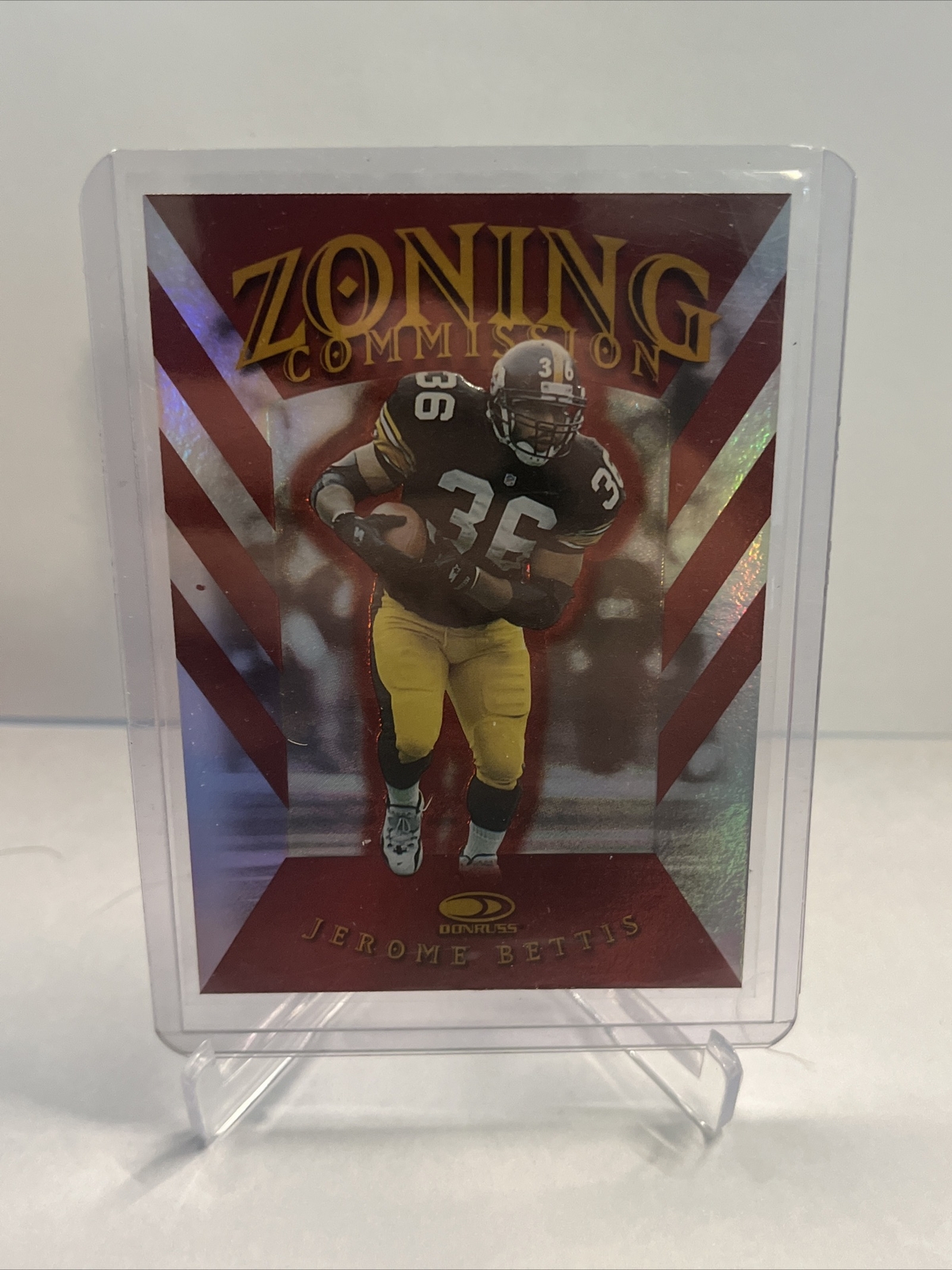 1997 Donruss JEROME BETTIS Zoning Commission 3266/5000 Refractor #3 of 20