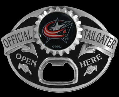 CHAQUETAS COLÓN AZUL TAILGATER ABREBOTELLAS CINTURÓN HEBILLA ¡NUEVO! Foto 1 de 2