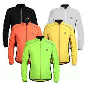 Mens Cycling Jacket Jersey Vest Wind Coat Windbreaker Jacket Outdoor Sportswear - Picture 1 of 20