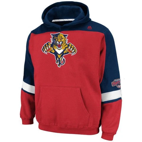 NWT Youth Florida Panthers NHL Majestic Lil’ Ice Classic Fleece Hoodie Cover