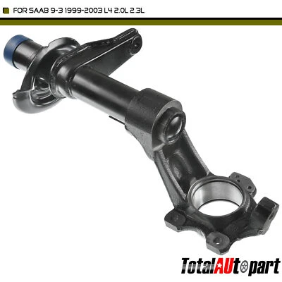 Husillo de dirección nudillo acero delantero derecho para Saab 9-3 1999-2003 l4 2,0 L 2,3 L Foto 1 de 4