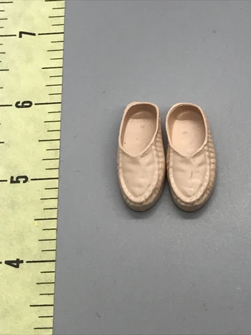 Tan Chimp Moccasins Shoes Caesar Cornelius Planet of the Apes Mego 8" Alan Peter Cover