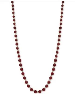 Collar Givenchy dorado cristal rojo #510 $98 Foto 1 de 4