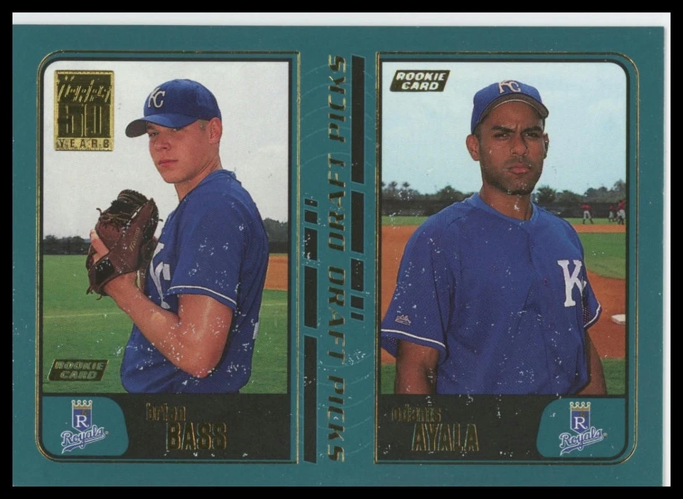 2001 Topps #747 Brian Bass / Odanis Ayala PR3905 Kansas City Royals Rookie - Image 1 of 1