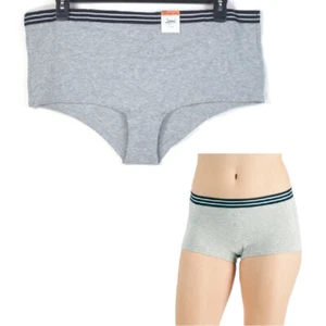 Womens Jenni Boyshorts Stripe Waistband Choose Size & Color New Panty - Picture 1 of 8