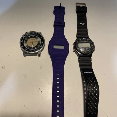 lotto orologi vintage meccanici Digitali Uomo Donna - Immagine 1 di 4