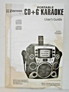 Emerson Karaoke Machine Peak Power Model PP650 User's Guide Used - Picture 1 of 2