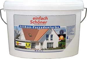 Wilckens Silikonharz Fassadenfarbe weiß 5 L / 10 L - Farbe Putz Beton Mauerwerk - Bild 1 von 1