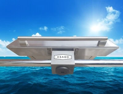 ASADO BOAT BBQ grill stainless steel rail portable Barbecue 22 & 25mm - Image 1 of 4