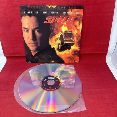 LASERDISC - Speed THX Widescreen Keanu Reeves Sandra Bullock Movie - Image 1 of 4