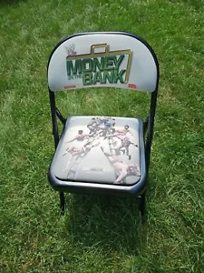 MONEY IN THE BANK WWE Ringside Chair SEAT RAW - Picture 1 of 14