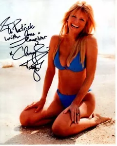 CHERYL TIEGS Fotografia Autografata Firmata 8x10 - A Patrick OTTIMO CONTENUTO - Foto 1 di 1