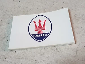 LIBRETTO - STORIA DELLA MASERATI - SCRITTO IN TEDESCO - NUOVO - Imagen 1 de 2