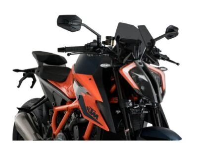 Pantalla deportiva Puig Dark Smoke nueva generación KTM 1290 Super Duke R 2020-2024 Foto 1 de 4