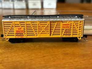 N Scale Model Power Union Pacific Stock Car in Original Case - Picture 1 of 8