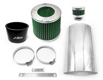 AirX Racing negro-verde para 99-05 Volkswagen Jetta 1.8L 1.9L 2.0L 2.8 admisión de aire Foto 1 de 2