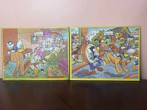 Lot of  7 Vintage Walt Disney's Whitman Frame-Tray Puzzles Used condition - Picture 1 of 3