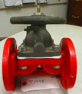 Diaphragm Valve HILLS MCCANNA 2" Flanged Polypropylene Lined TFE Diaphragm - Image 1 of 4