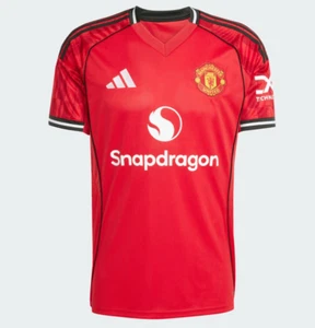 adidas Manchester United2025/26 Stadium Home Uniform T-Shirt JI7428 - Picture 1 of 6
