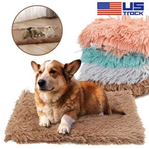 Pet Dog Bed Mat Self Warming Soft Flannel Pad Blanket Cat Bed Cushion Washable - Picture 1 of 16