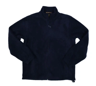 Pullover polar Harriton M980 peso medio 1/4 cremallera 8 oz azul marino chaqueta para hombre pequeña Foto 1 de 4