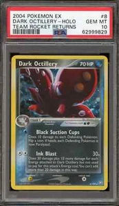 Pokemon EX Team Rocket Returns 8/109 Holo Rare Dark Octillery PSA 10 Gem Mint - Picture 1 of 2