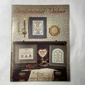 Stoney Creek Cross Stitch Pattern Book 15 Sentimental Values VTG 1985 - Picture 1 of 11