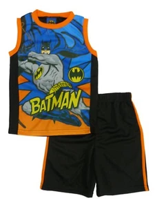 DC Comics Boys 2-Piece Batman Tank Top & Shorts Athletic Set - Picture 1 of 1