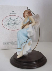 Hallmark Angelic Minstrel Angel Ornament with Stand~Retails $29.50~NIB~1988 - Picture 1 of 11