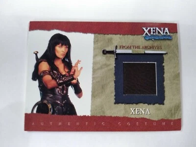 Tarjeta de disfraz de cuero Xena 2001 temporada 4 y 5 R2 Rittenhouse Foto 1 de 2