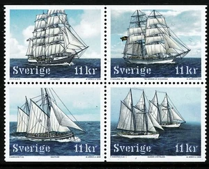 Sweden 2008 Booklet pane sailing ships. Engraver M Mörck. MNH - Picture 1 of 1