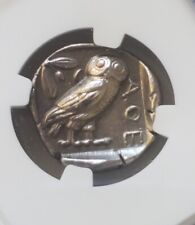 New ListingAttica, Athens Owl Tetradrachm Ngc Ch Xf 5/3 Earlier Issue, Ancient Silver Coin