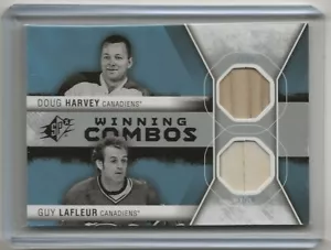 Bastoncini combinati vincenti 2014 2014-15 SPx #WCLH Doug Harvey/Guy Lafleur Montreal - Foto 1 di 1