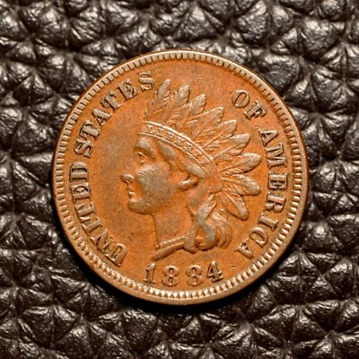(ITM-6477) 1884 Indian Cent ~ AU Condition ~ COMBINED SHIPPING! - Image 1 of 3
