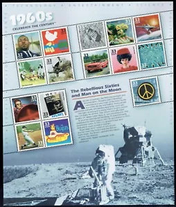 1960 US Celebrate the Century Sheet of 15 Stamps MNH Scott #3188 - Foto 1 di 2