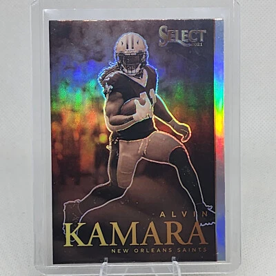 2021 Select CASE HIT SSP Artistic Selections Prizm #AS-25 Alvin Kamara Saints - Image 1 of 4