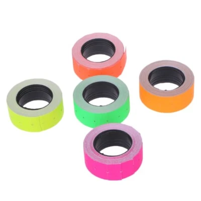 500pcs/roll Colorful Price Label Paper Tag Mark Sticker For MX-5500 Labeller Gun