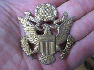 WW2 Army Officer Eagle Sweetheart Pin ~ Large Pin!!! - Picture 1 of 3