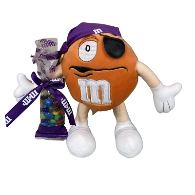 Galería De Colección Nuevo Con Etiquetas Naranja M&M Disfraz Pirata Parche Púrpura Bandana Halloween 8 Decoración Foto 1 de 4