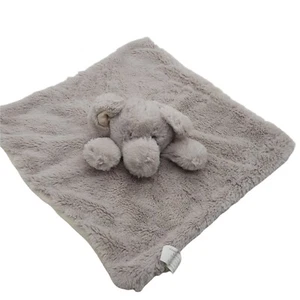 Kellytoy Gray Elephant Security Blanket Grey Plush Baby Lovey Rattle - Picture 1 of 7