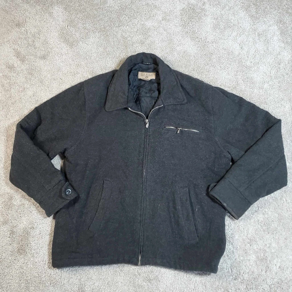 Chaqueta De Colección Fargo Supply Adulto Mediana Cremallera Completa Lana Rara M Foto 1 de 4