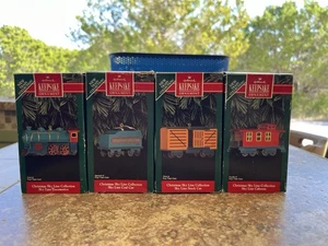 Hallmark Andenken Weihnachtsschmuck Sky Line Train Collection 1992 4er Set - Bild 1 von 7