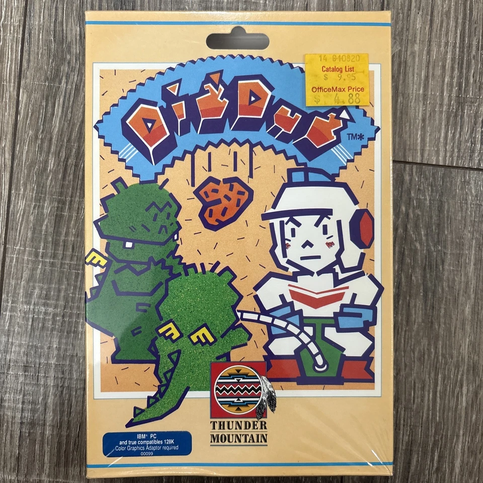 Dig Dug for Commodore BRAND NEW SEALED 1983 Thunder Mountain Namco rare - Image 1 of 2
