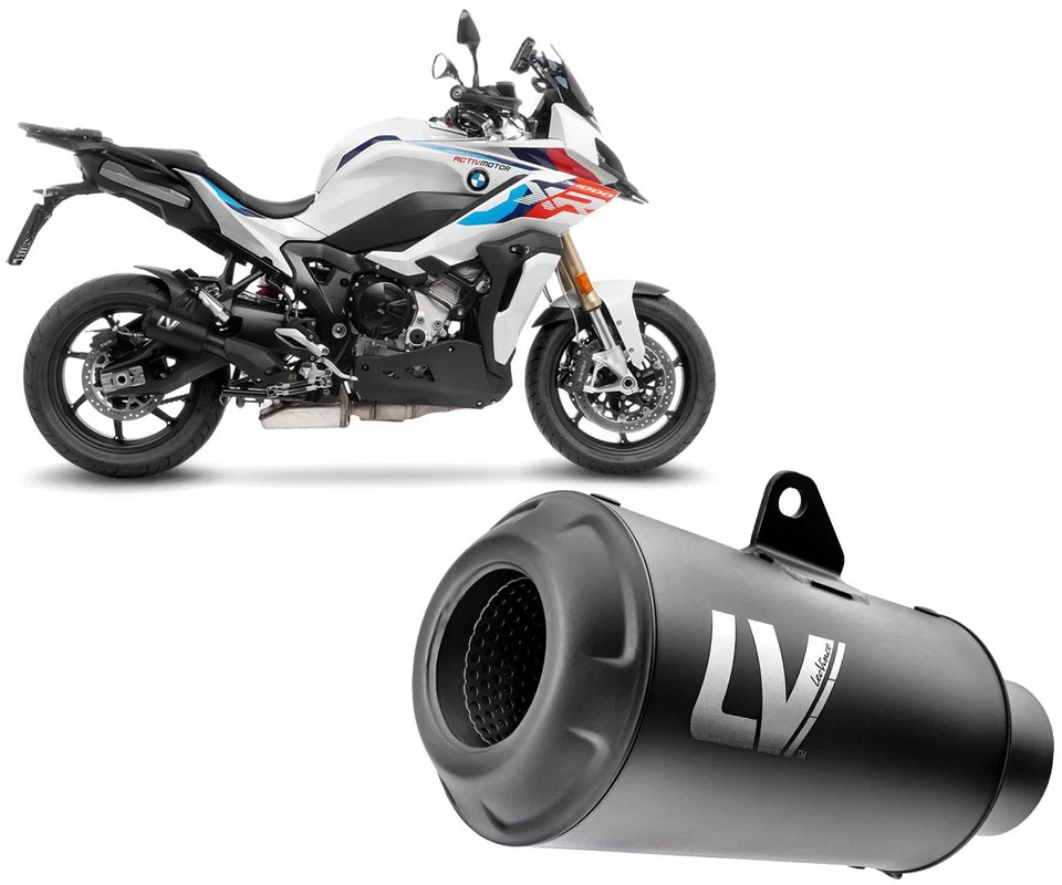 Terminale di scarico Leovince LV-10 FULL BLACK per BMW S 1000 XR 2020 > 2024 - Immagine 1 di 4