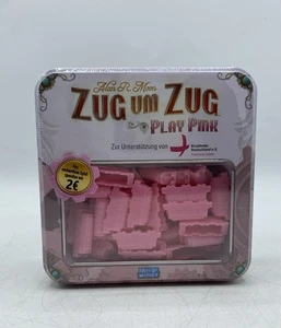 Ticket To Ride Train Set - Pink - New Sealed - Zug Um Zug German - Picture 1 of 10