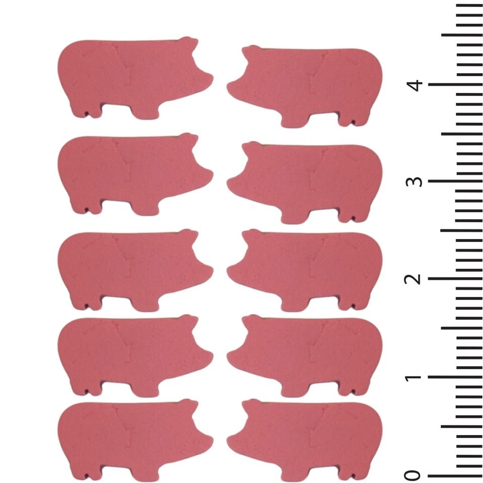 Wooden Board Game Resource Token: Pig Token x10 - Image 1 of 1