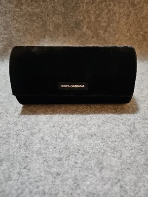 DOLCE & GABBANA GAFAS DE SOL NEGRAS GAFAS ÓPTICAS ESTUCHE SEMIDURO TELA SUAVE Foto 1 de 4