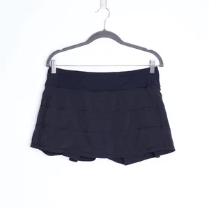 LULULEMON Pace Rival Skirt Black Lightweight Running Tennis Active Women's 8 - Picture 1 of 7